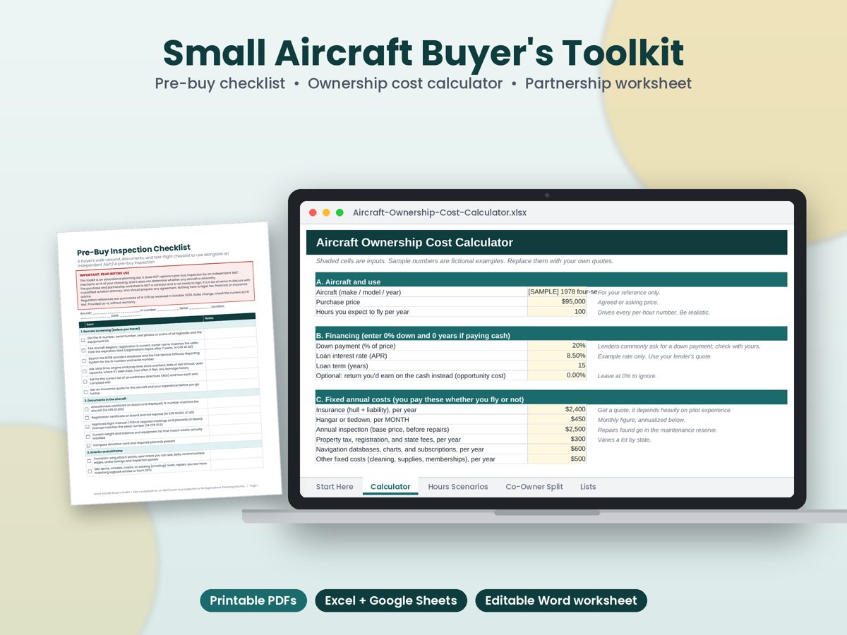 Small Aircraft Buyer's Toolkit preview