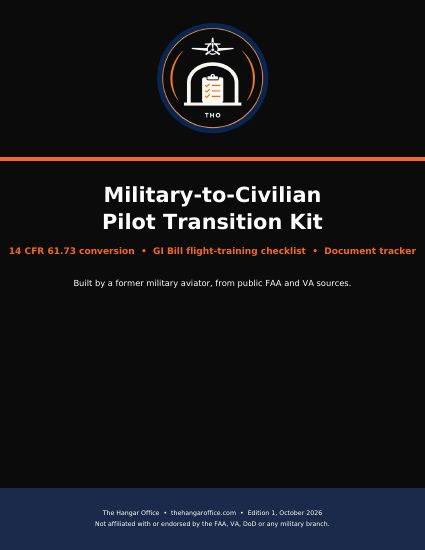 Military-to-Civilian Pilot Transition Kit preview