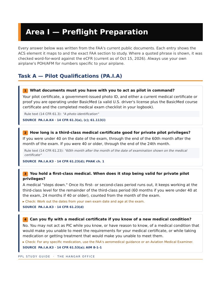 PPL Study Guide preview 3